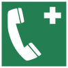 Segnale ISO 7010 E004: Telefono di emergenza
