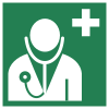Segnale ISO 7010 E009: Medico