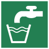 Segnale ISO 7010 E015: Acqua potabile