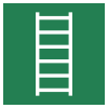 Segnale ISO 7010 E059: Scala di fuga