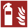 Segnale ISO 7010 F001: Estintore
