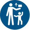Segnale ISO 7010 M055: Tenere lontano dai bambini