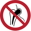 Segnale ISO 7010 P014: Vietato l'accesso ai portatori di impianti metallici