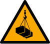 Segnale ISO 7010 W015: Pericolo carico sospeso